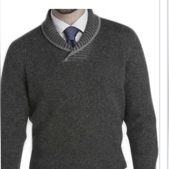 Joseph Abboud  shawl collar classic fit very thick sweater.Never worn.Retail 120 - Picture 1 of 6